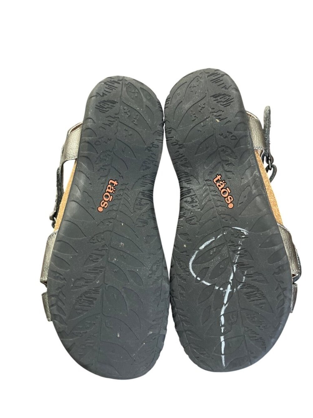 Taos Footwear Womens Size 6 Sandals Grand Z Leather GRZ13978 Pewter - Picture 7 of 10